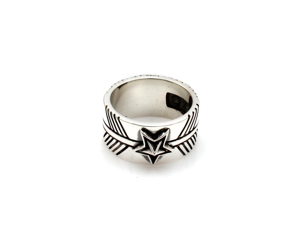 One Medium Star Feather Ring-Jewelry-Ray Tracey & Cody Sanderson-Sorrel Sky Gallery