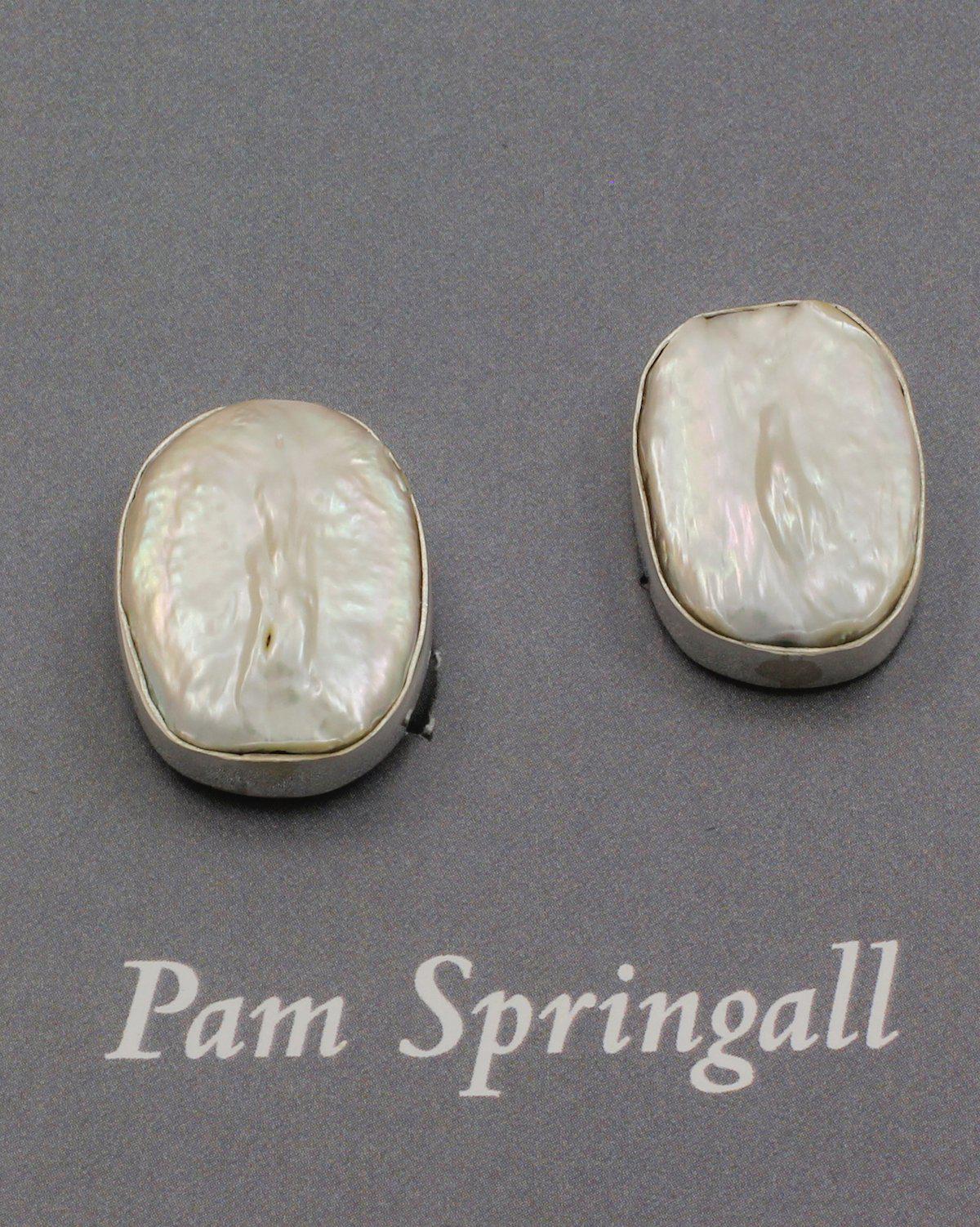 Baroque Pearl Clip On Earrings-Jewelry-Pam Springall-Sorrel Sky Gallery
