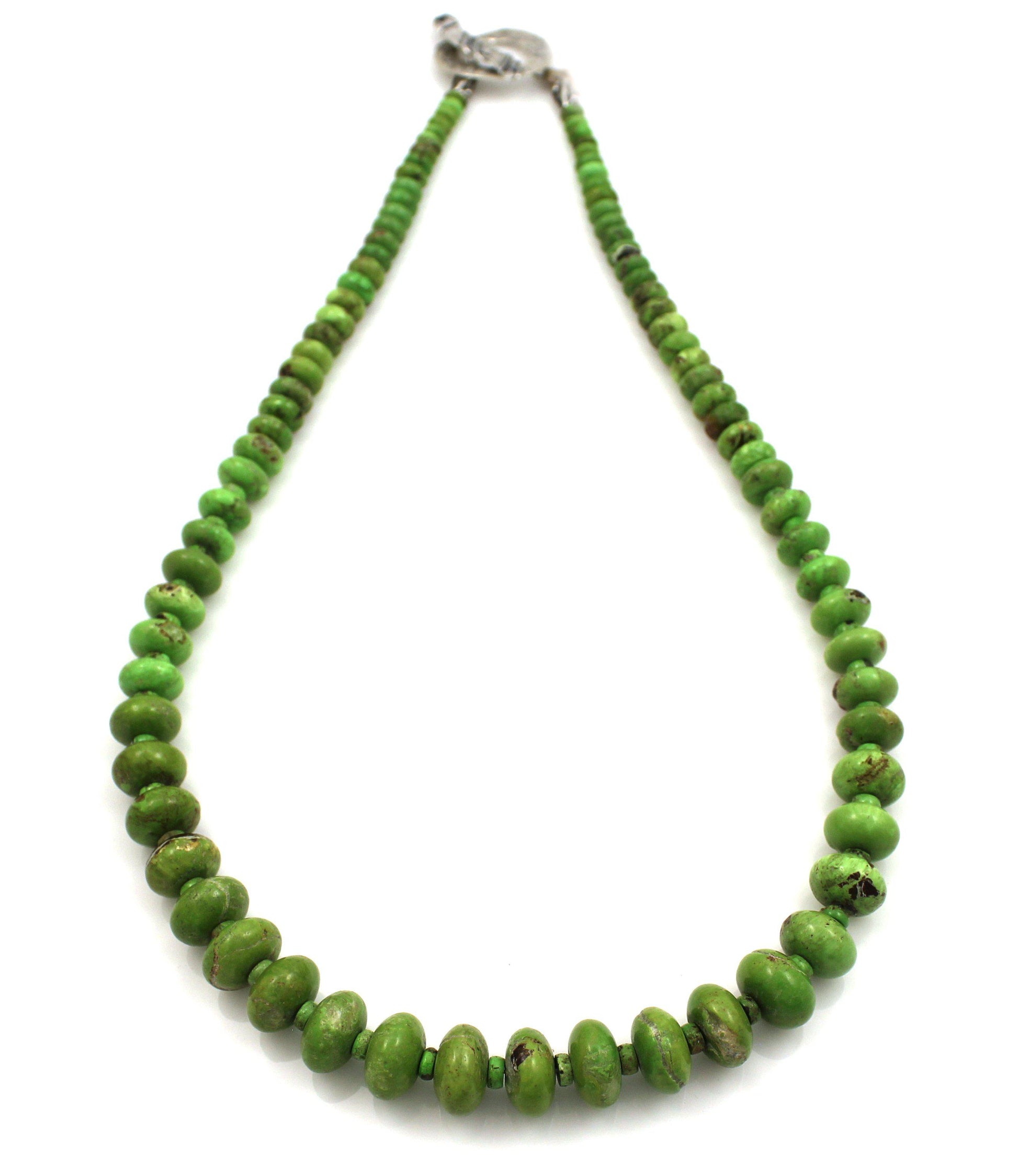 Natural Gaspeite Necklace-Jewelry-Pam Springall-Sorrel Sky Gallery