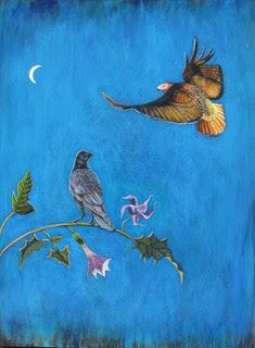 Hawk and Raven-Print-Phyllis Stapler-Sorrel Sky Gallery