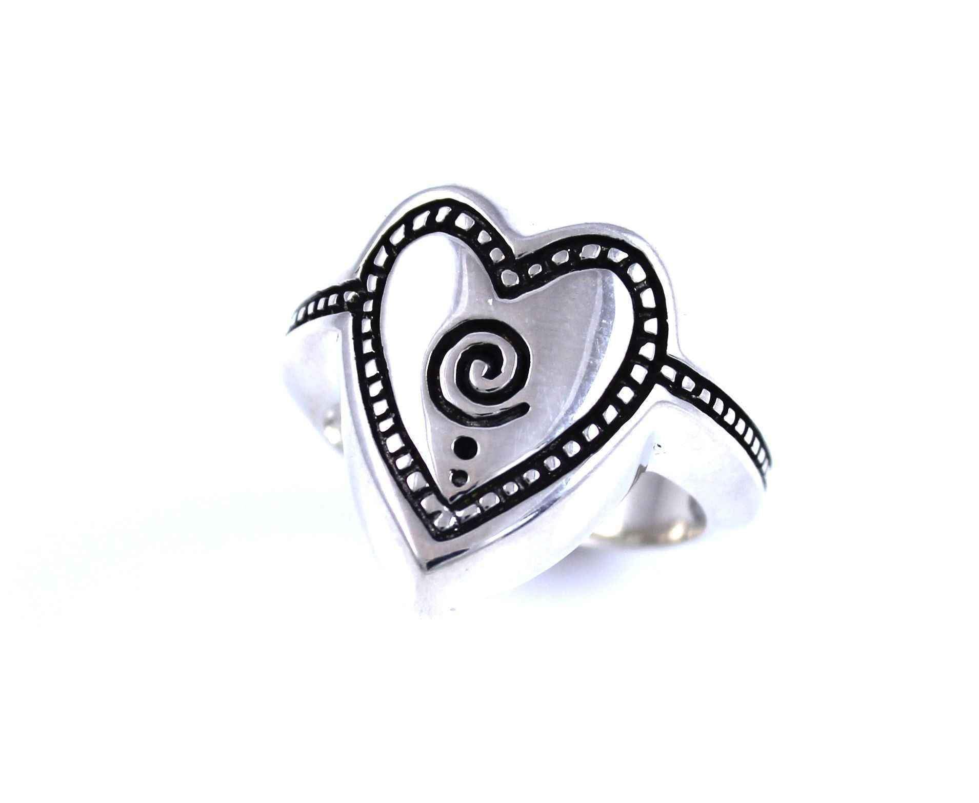 Ray Tracey-Heart Swirl Ring-Sorrel Sky Gallery-Jewelry