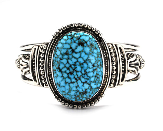 Ray Tracey-Old Style Turquoise Cuff Bracelet-Sorrel Sky Gallery-Jewelry
