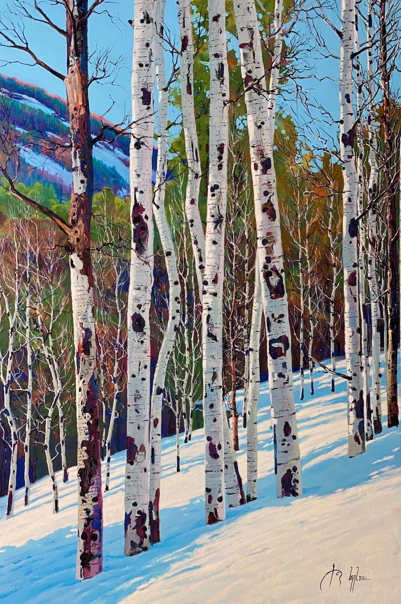 Durango Winter-Painting-Roberto Ugalde-Sorrel Sky Gallery
