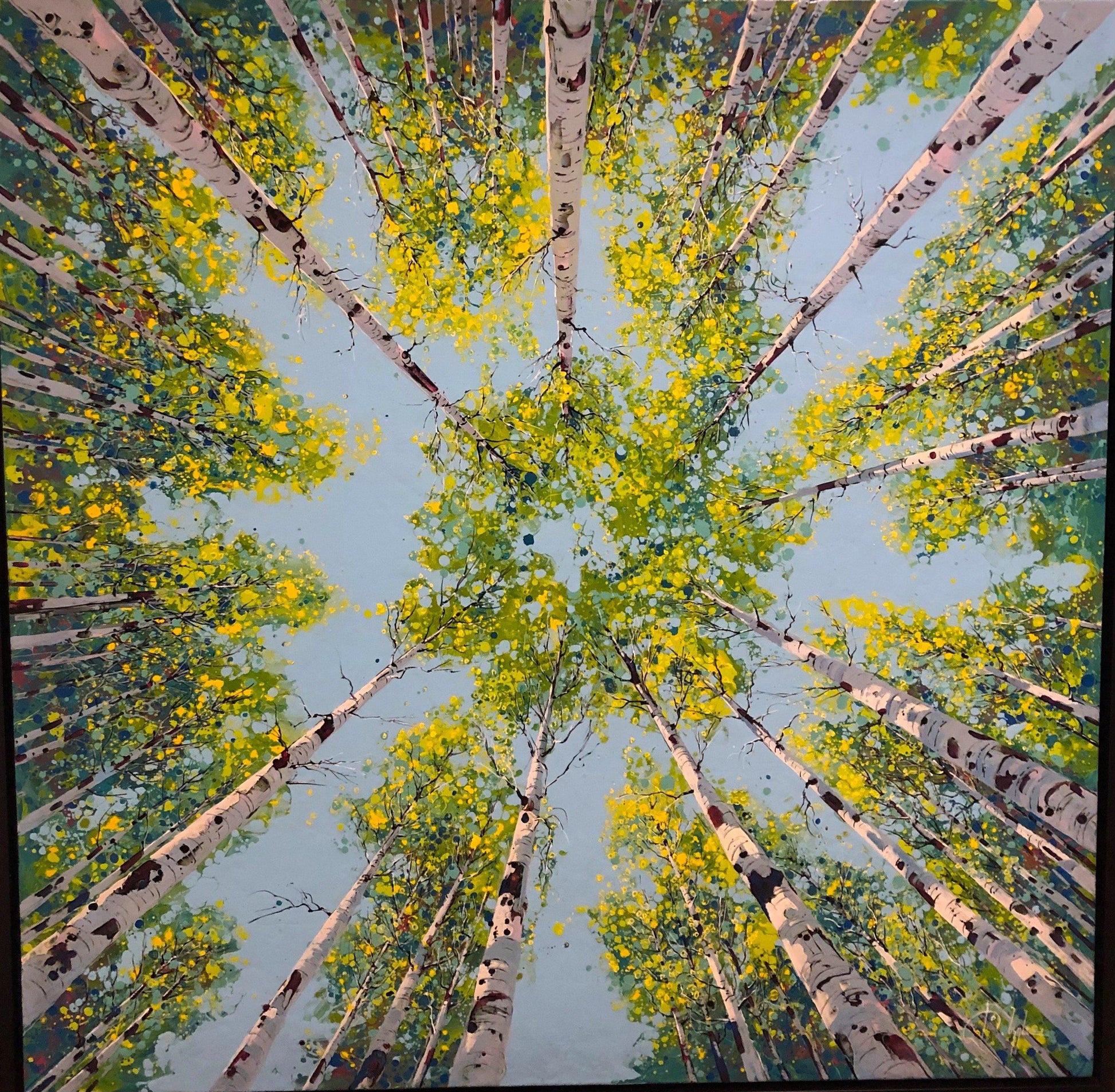 Summer Upward-Painting-Roberto Ugalde-Sorrel Sky Gallery