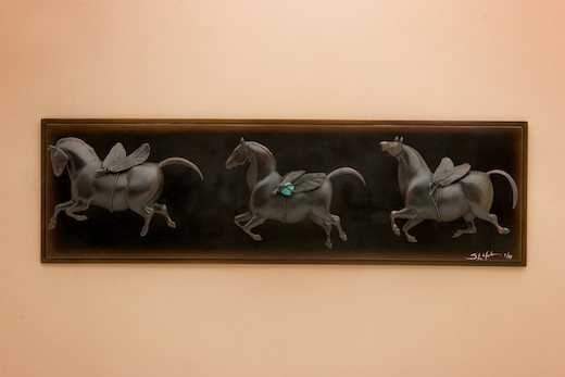 Star Liana York-Horseflies-Sorrel Sky Gallery-Sculpture