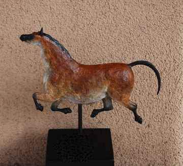 Star Liana York-Lascaux Horse Medium)-Sorrel Sky Gallery-Sculpture