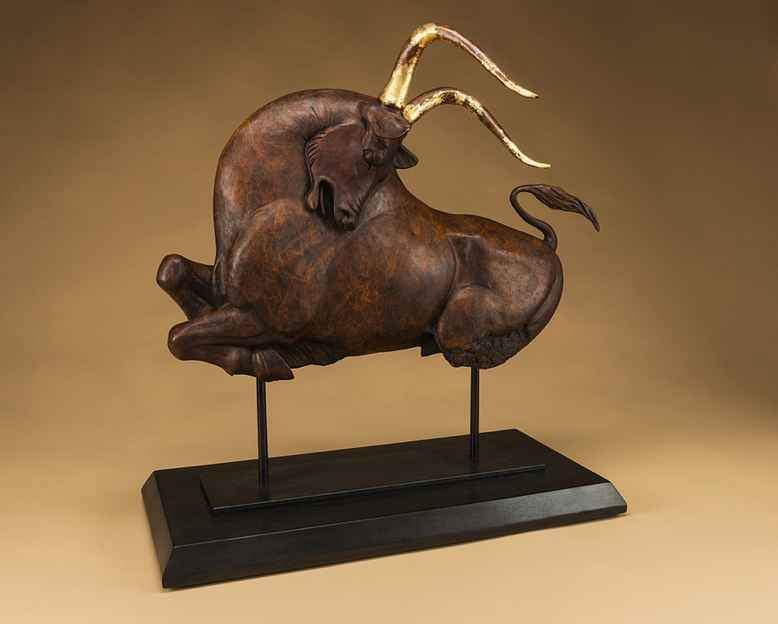 Star Liana York-Sacred Bull-Sorrel Sky Gallery-Sculpture