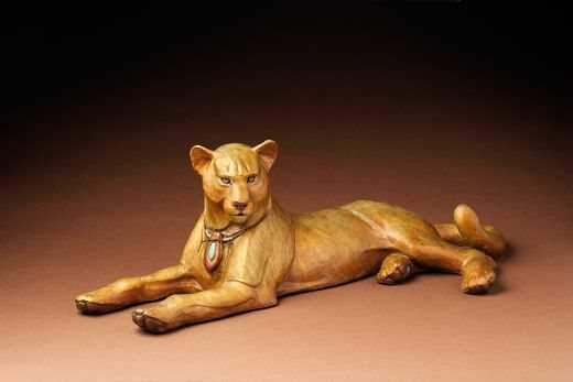 Star Liana York-Talisman “Lion Heart”-Sorrel Sky Gallery-Sculpture