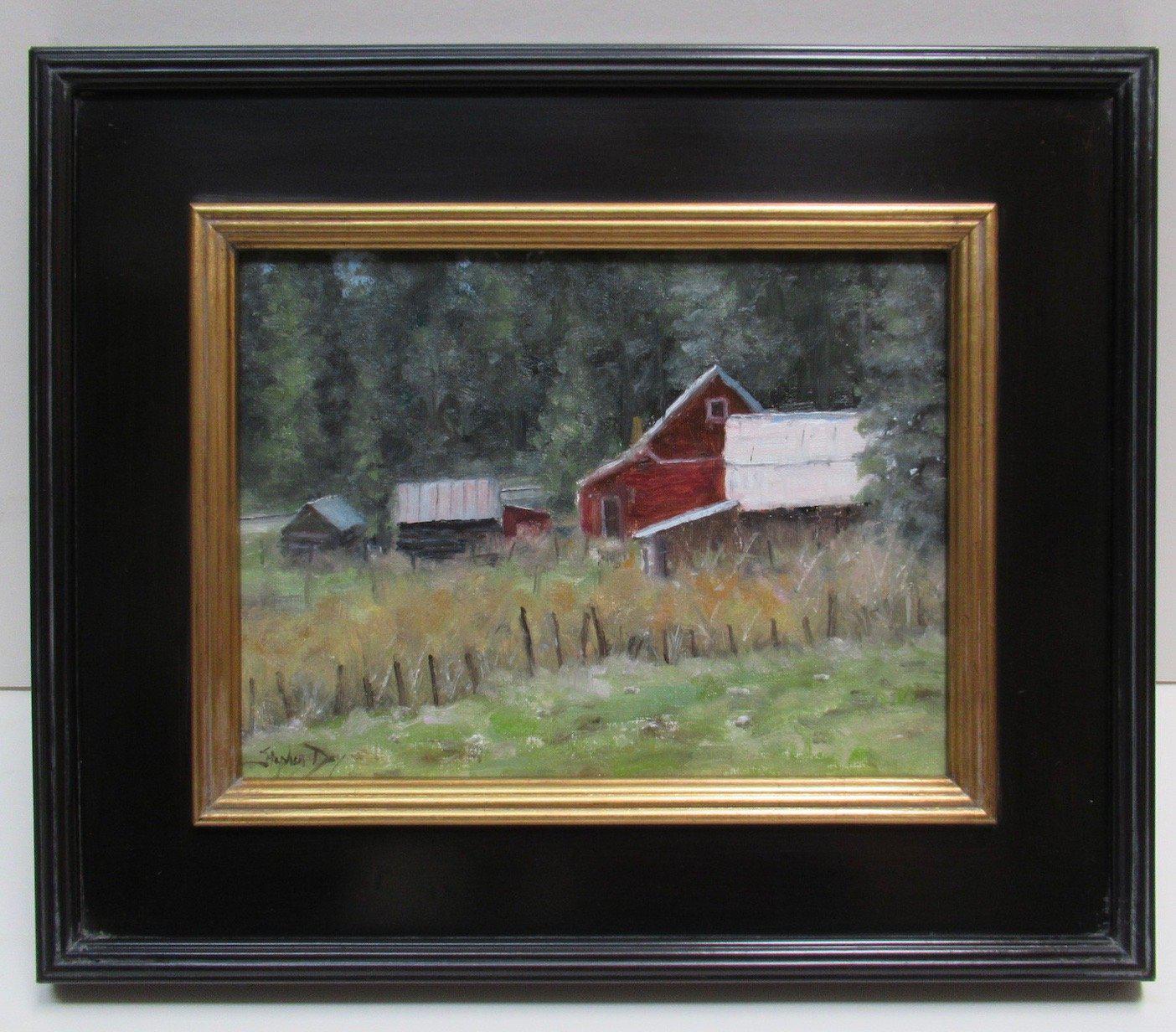 Mountain Homestead - Spring-Painting-Stephen Day-Sorrel Sky Gallery