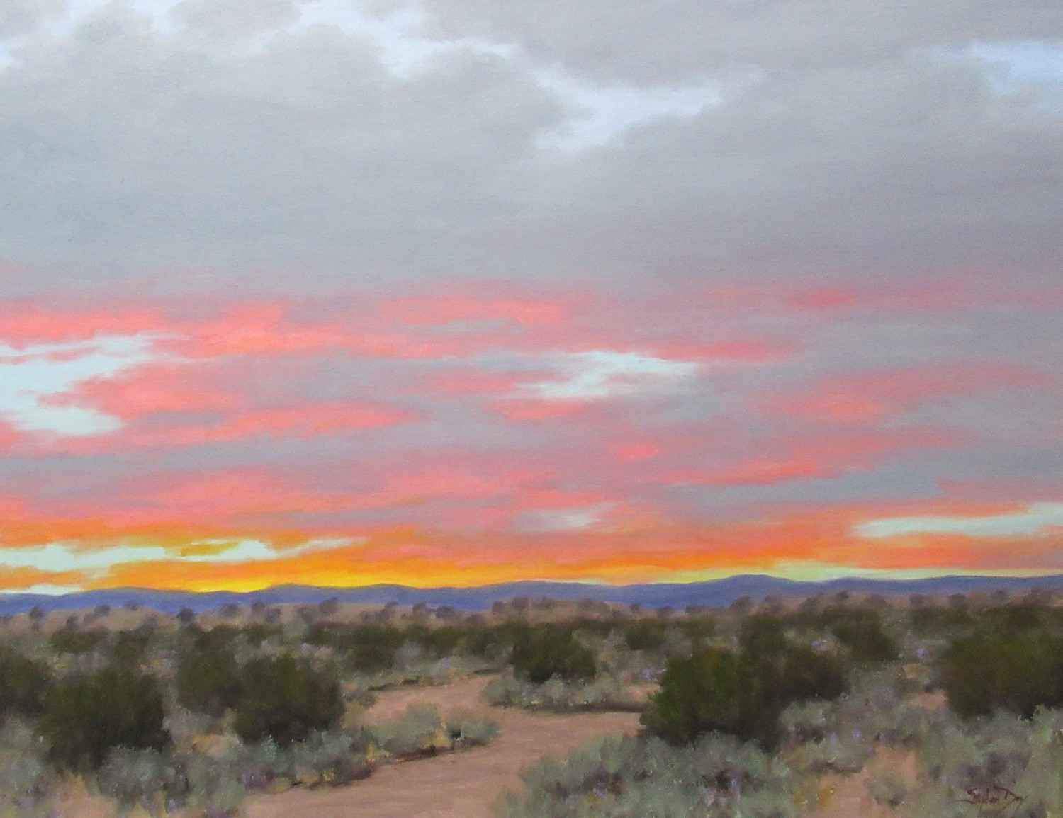 Stephen Day-Placid Evening Sky-Sorrel Sky Gallery-Painting