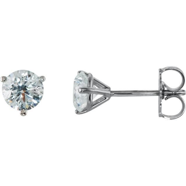 3/4 Ctw Diamond Stud Earrings-Jewelry-Stuller-Sorrel Sky Gallery