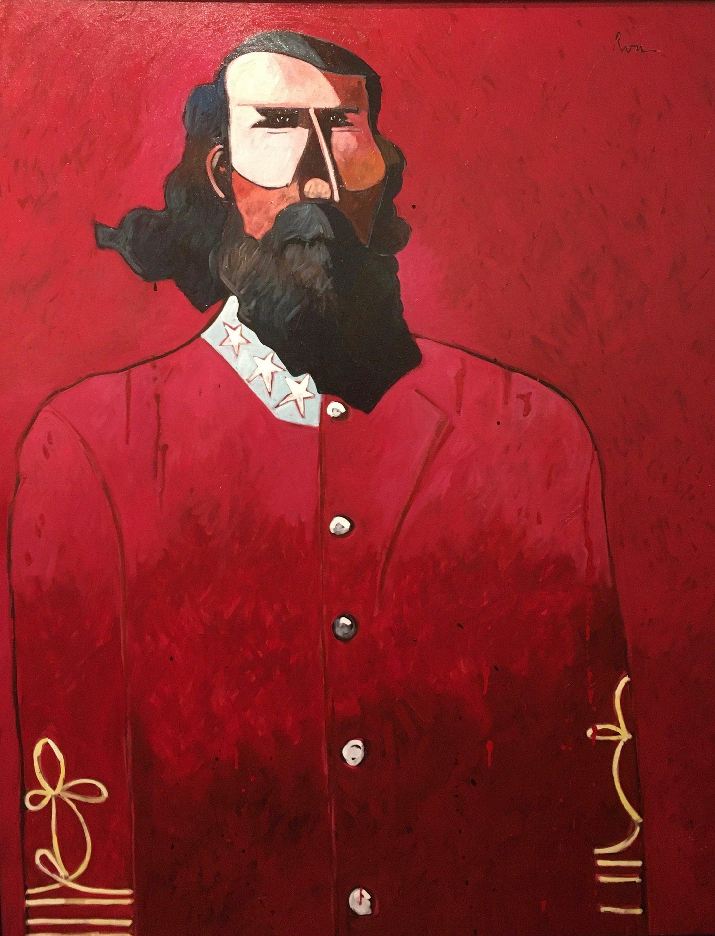 A.P. Hill and His Red Battle Shirt-Painting-Thom Ross-Sorrel Sky Gallery
