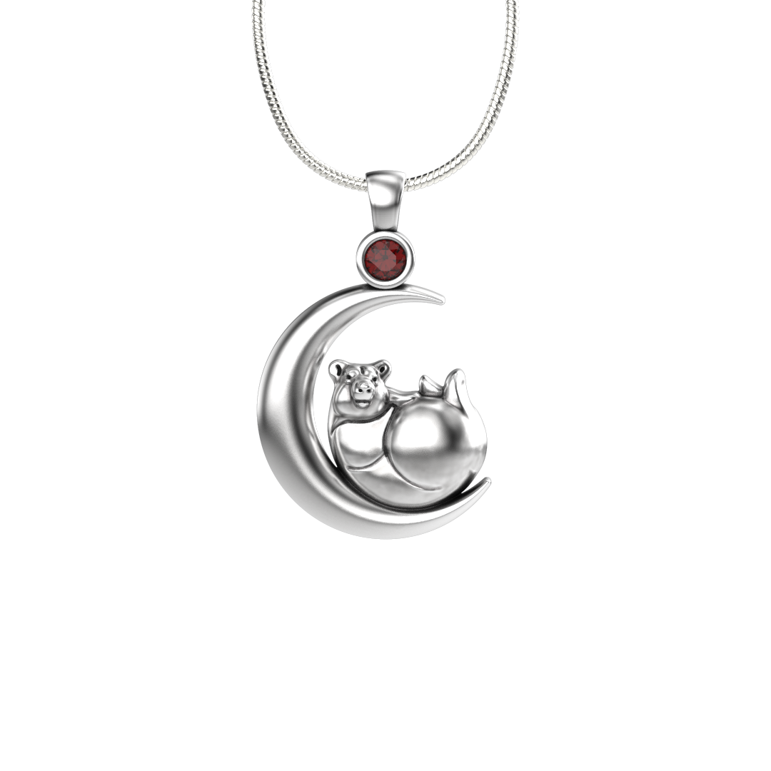 Luna Bear Pendant-Jewelry-Tim Cherry-Sorrel Sky Gallery