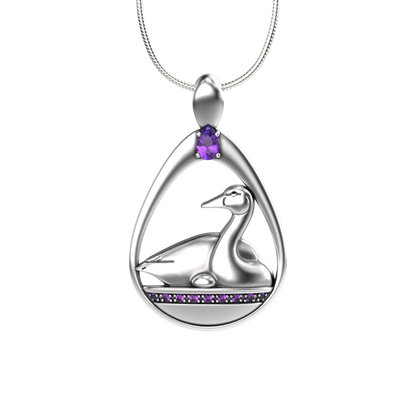 Swan Egg Pendant-Jewelry-Tim Cherry-Sorrel Sky Gallery