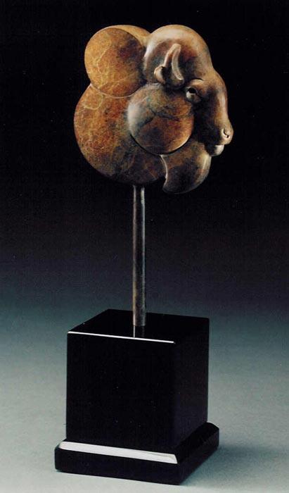 Bison Medallion-Sculpture-Tim Cherry-Sorrel Sky Gallery