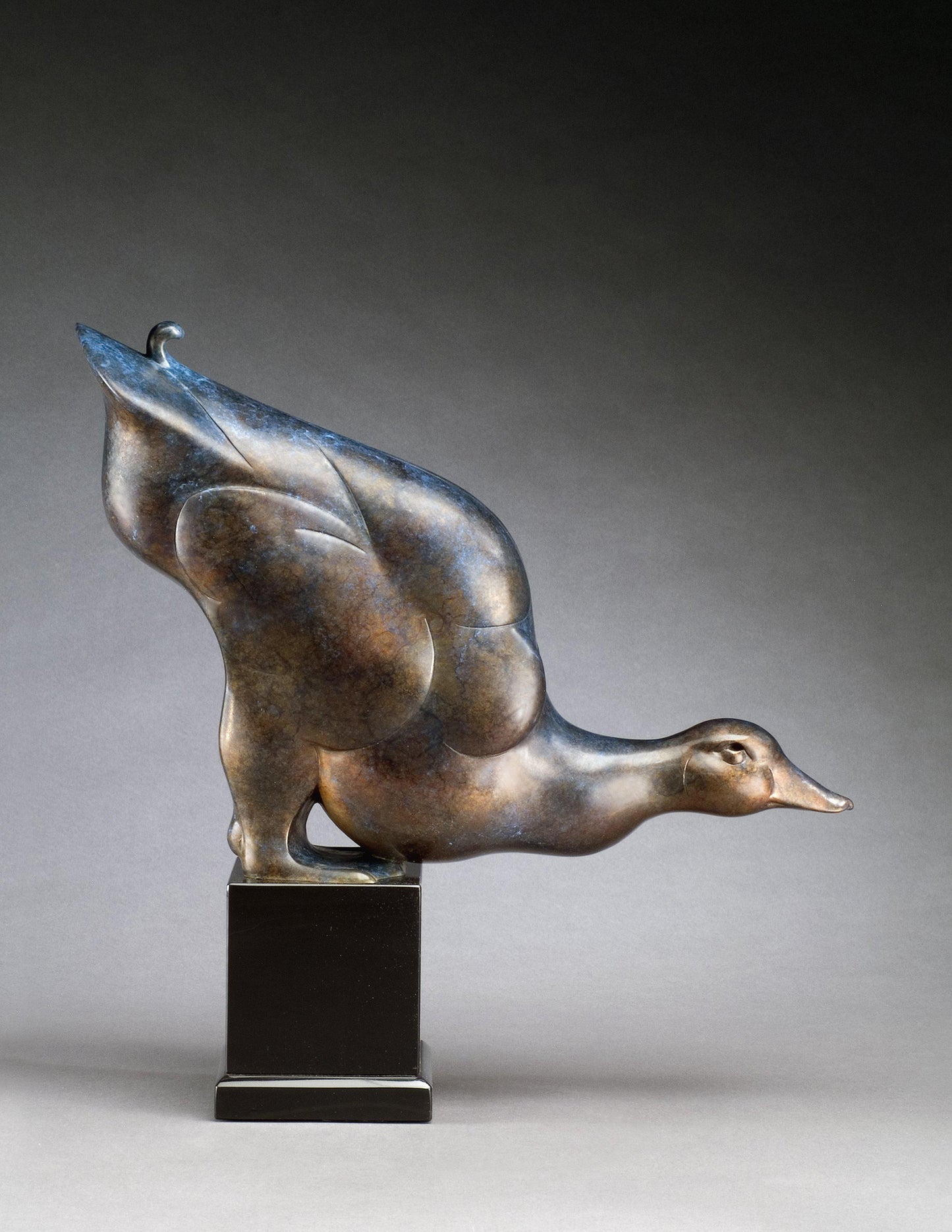 Bottoms Up Duck-Sculpture-Tim Cherry-Sorrel Sky Gallery