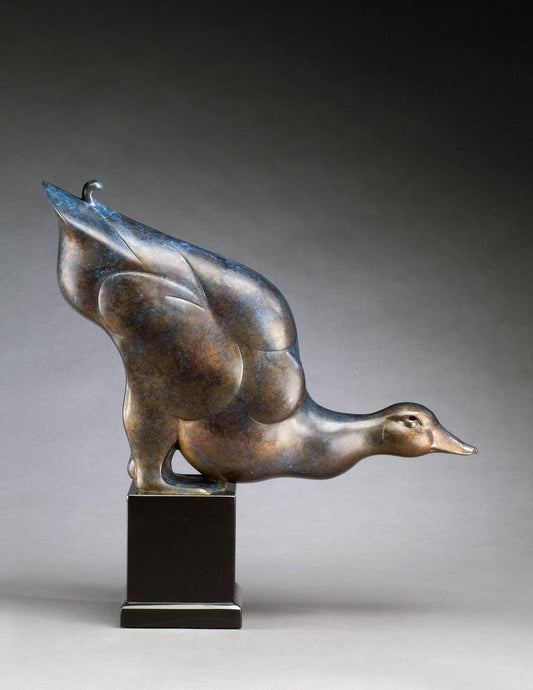 Bottoms Up Duck-Sculpture-Tim Cherry-Sorrel Sky Gallery