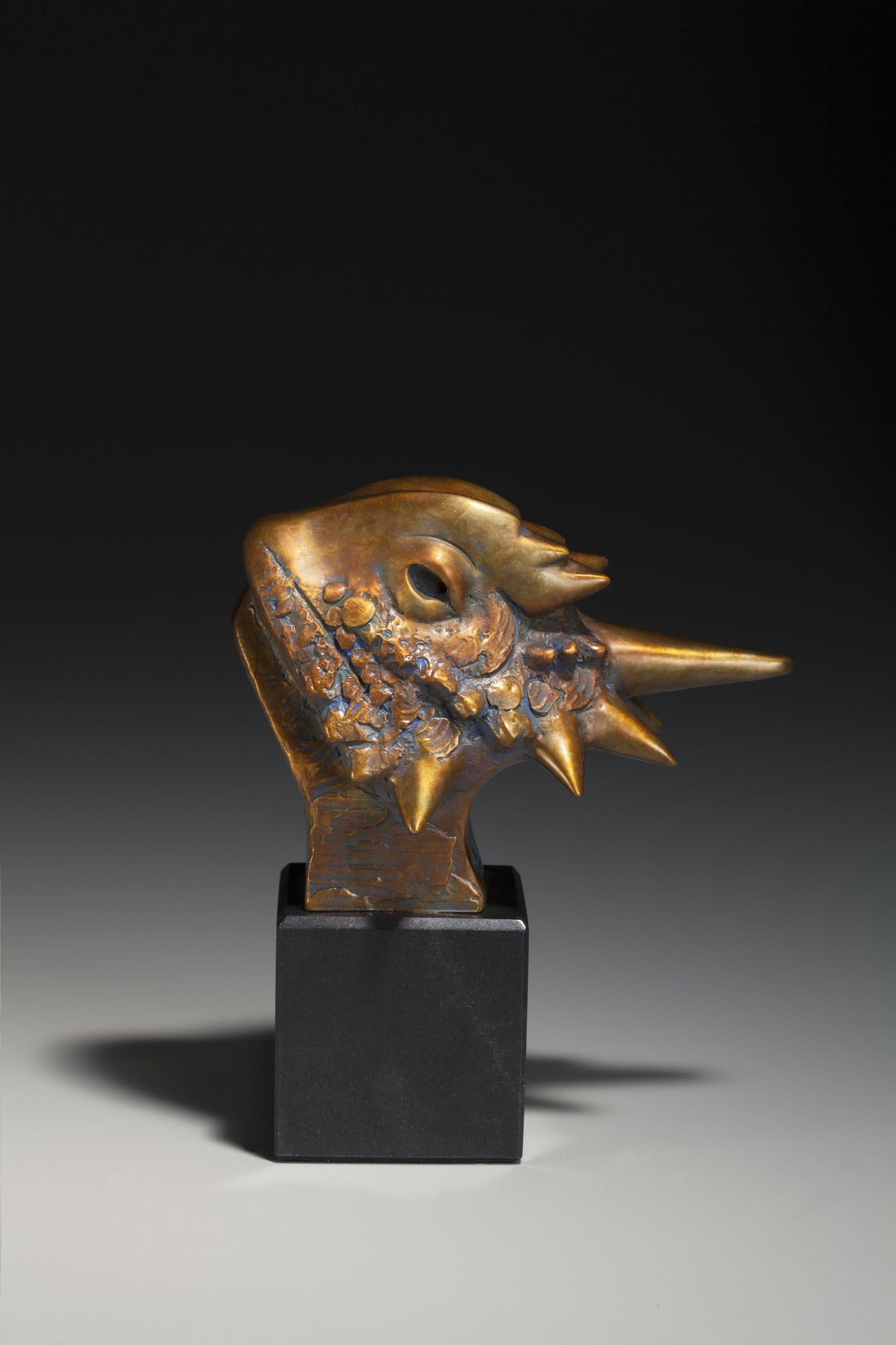 Horned Toad-Sculpture-Tim Cherry-Sorrel Sky Gallery