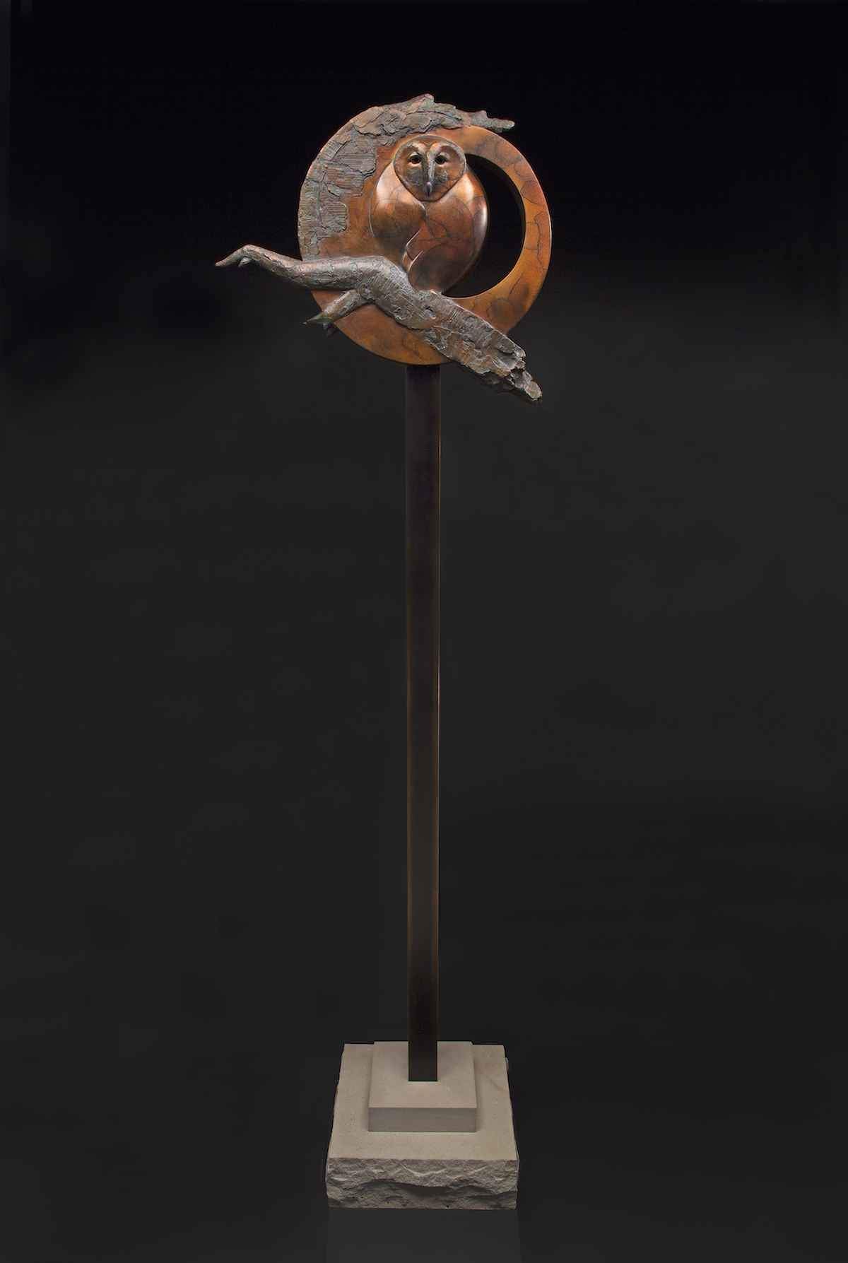 Owl Moon-Sculpture-Tim Cherry-Sorrel Sky Gallery