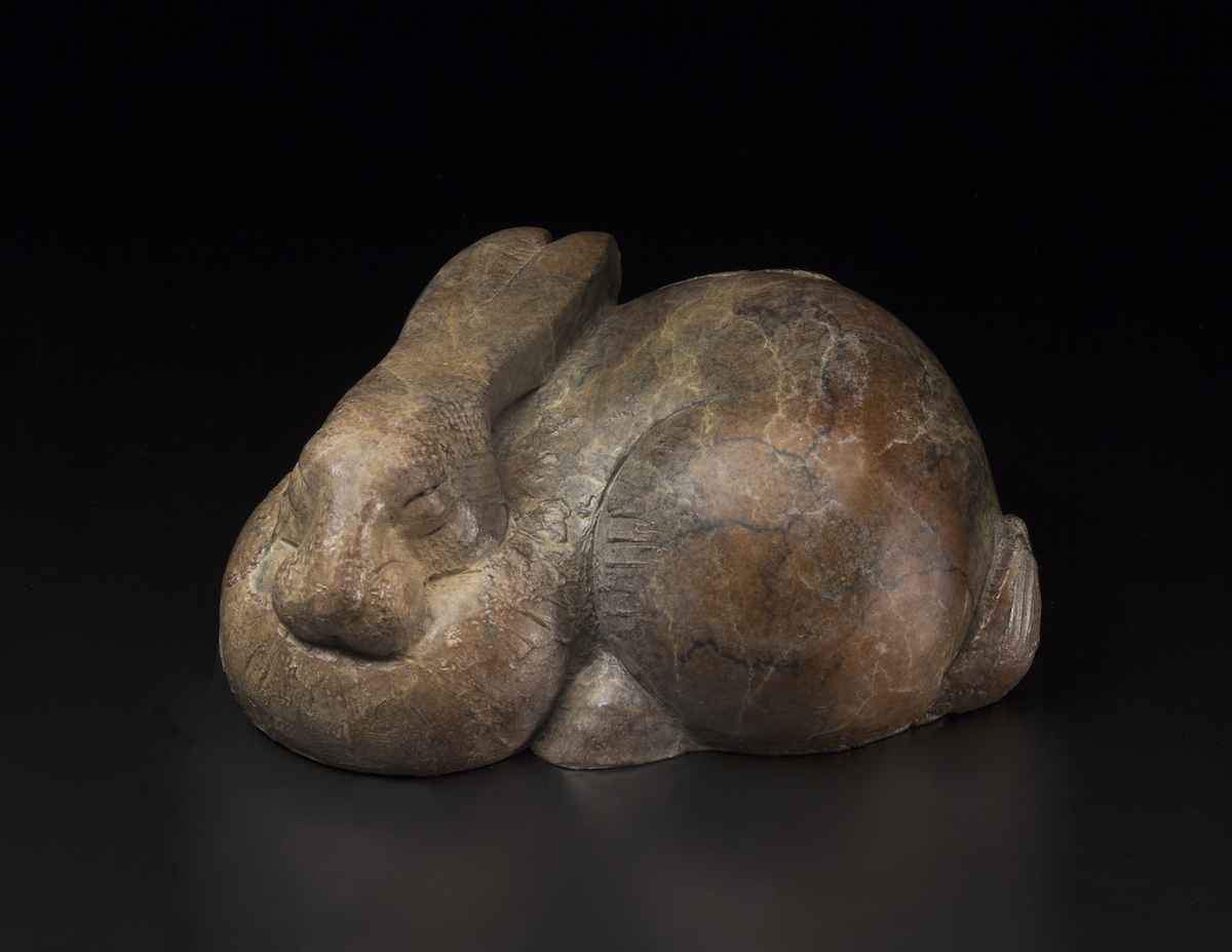 Rabbit Repose-Sculpture-Tim Cherry-Sorrel Sky Gallery