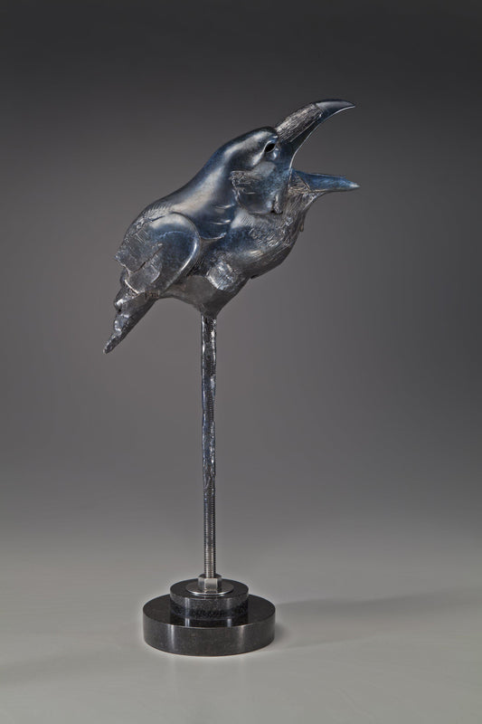 Raven's Caw-Sculpture-Tim Cherry-Sorrel Sky Gallery