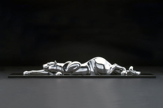 Snake in the Grass (stainless)-Sculpture-Tim Cherry-Sorrel Sky Gallery