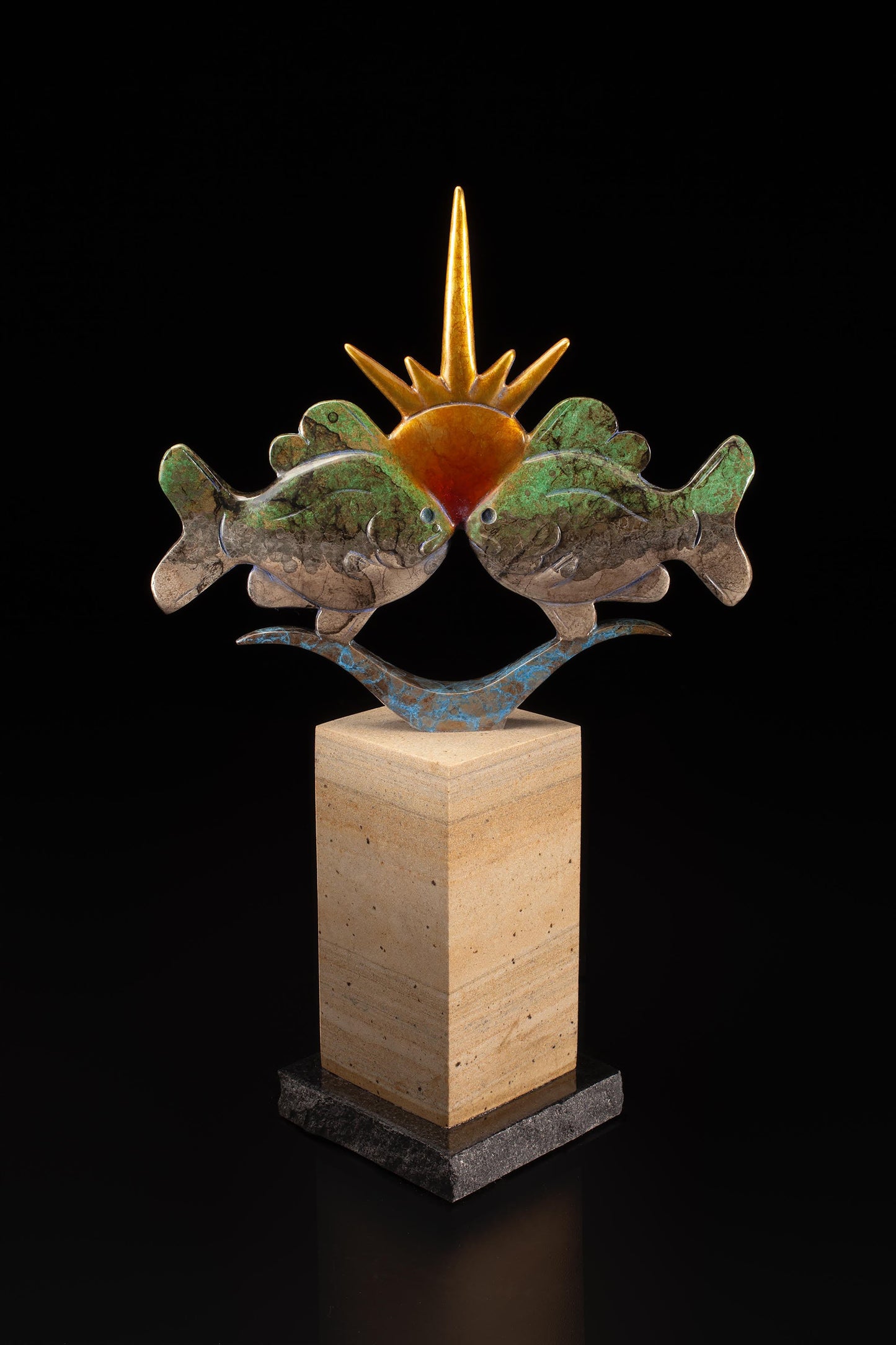 Sunfish Sunset-Sculpture-Tim Cherry-Sorrel Sky Gallery