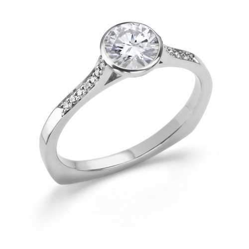 Toby Pomeroy-Aurea Engagement Ring - .50ct-Sorrel Sky Gallery-Jewelry