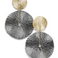 Oasis Two Tone Medallion Earrings