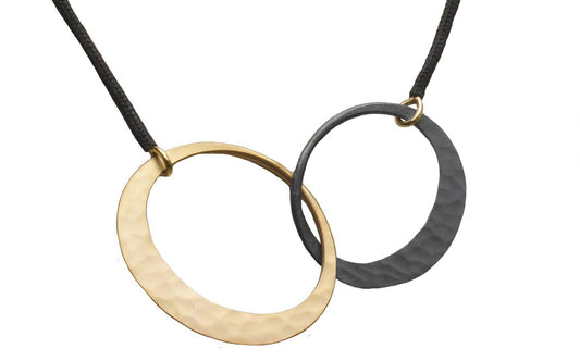 Petite Eclipse Link Necklace-Jewelry-Toby Pomeroy-Sorrel Sky Gallery