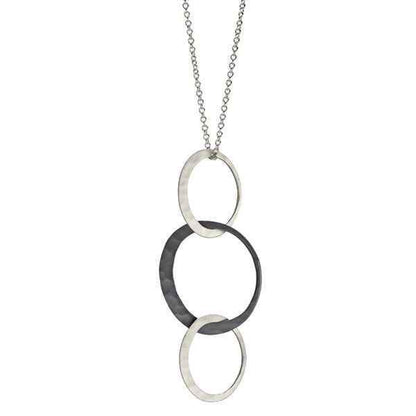 Toby Pomeroy-Petite Eclipse Two Tone 3-Drop Pendant-Sorrel Sky Gallery-Jewelry