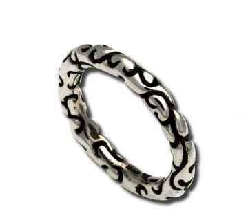 Zina Sterling-Sorrel Sky Gallery-Jewelry-Thin Swirl Ring